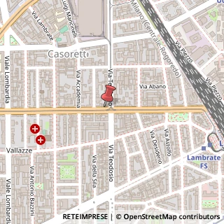 Mappa Via Nicola Antonio Porpora, 133, 20131 Milano, Milano (Lombardia)
