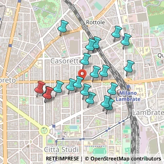 Mappa Via Teodosio, 20131 Milano MI, Italia (0.424)