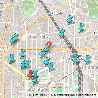Mappa Via Imperatore Teodosio, 20131 Milano MI, Italia (0.6625)
