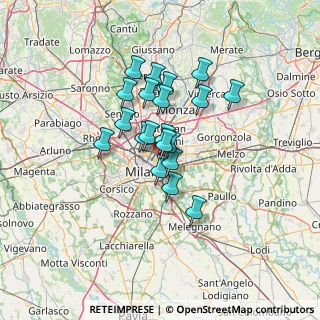 Mappa Via Teodosio, 20131 Milano MI, Italia (9.672)