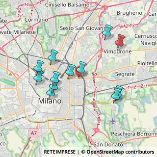 Mappa Via Teodosio, 20131 Milano MI, Italia (3.67667)
