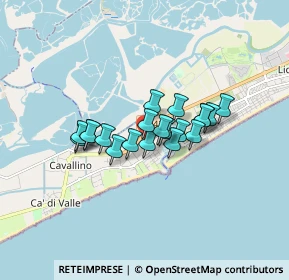 Mappa Via dell' Artigliere, 30013 Cavallino-Treporti VE, Italia (1.1225)