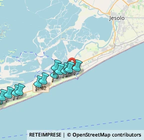 Mappa Via dell' Artigliere, 30013 Cavallino-Treporti VE, Italia (4.84125)