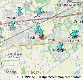 Mappa Via Cesare Pavese, 20018 Sedriano MI, Italia (3.23)
