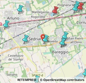 Mappa Via Cesare Pavese, 20018 Sedriano MI, Italia (3.195)