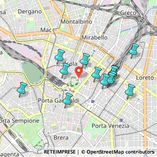Mappa Via de Castillia Gaetano, 20124 Milano MI, Italia (0.89385)