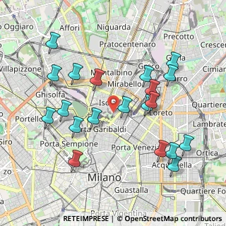 Mappa Via de Castillia Gaetano, 20124 Milano MI, Italia (2.0835)