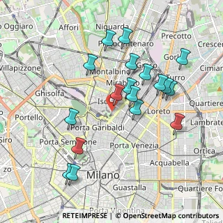 Mappa Via de Castillia Gaetano, 20124 Milano MI, Italia (1.91)