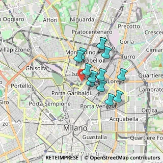Mappa Via de Castillia Gaetano, 20124 Milano MI, Italia (1.25923)
