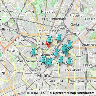 Mappa Via de Castillia Gaetano, 20124 Milano MI, Italia (1.52154)