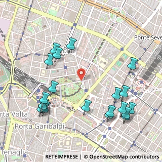 Mappa Via de Castillia Gaetano, 20124 Milano MI, Italia (0.6145)