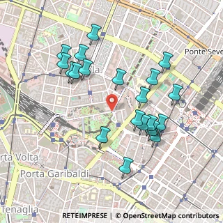 Mappa Via de Castillia Gaetano, 20124 Milano MI, Italia (0.4745)