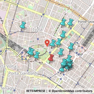 Mappa Via de Castillia Gaetano, 20124 Milano MI, Italia (0.529)
