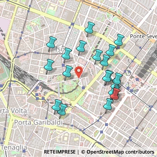Mappa Via de Castillia Gaetano, 20124 Milano MI, Italia (0.467)