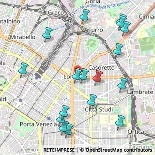 Mappa Via Giovanni Ricordi, 20131 Milano MI, Italia (1.28235)