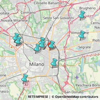 Mappa Via Giovanni Ricordi, 20131 Milano MI, Italia (4.29273)