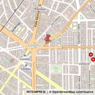 Mappa Via Andrea Costa, 4, 20131 Milano, Milano (Lombardia)