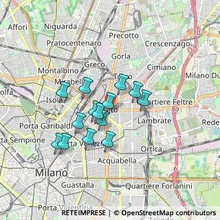 Mappa Via Giovanni Ricordi, 20131 Milano MI, Italia (1.37643)