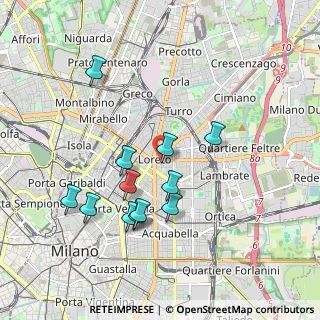 Mappa Via Giovanni Ricordi, 20131 Milano MI, Italia (1.78833)