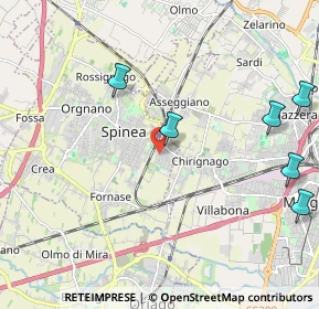 Mappa Via Antonello da Messina, 30038 Spinea VE, Italia (3.628)