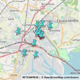 Mappa Via Francesco Linghindal, 30172 Venezia VE, Italia (1.17833)