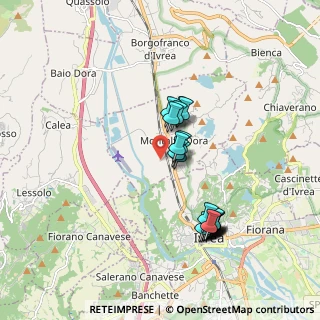 Mappa Via Polisen, 10016 Montalto Dora TO, Italia (1.658)
