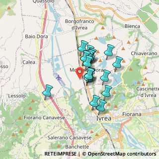 Mappa Via Polisen, 10016 Montalto Dora TO, Italia (1.138)