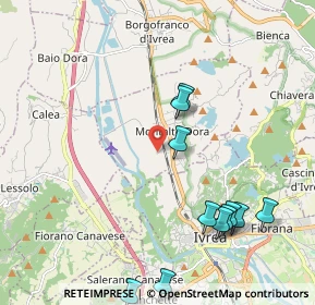 Mappa Via Polisen, 10016 Montalto Dora TO, Italia (2.38636)
