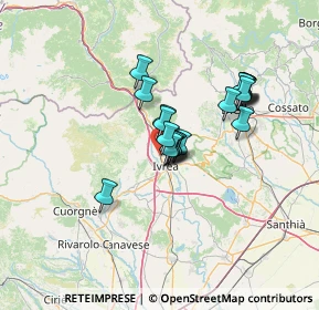 Mappa Via Polisen, 10016 Montalto Dora TO, Italia (9.812)
