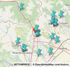 Mappa Via Polisen, 10016 Montalto Dora TO, Italia (17.07632)