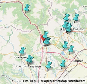 Mappa Via Polisen, 10016 Montalto Dora TO, Italia (16.925)