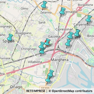 Mappa Via Rovereto, 30174 Venezia VE, Italia (2.43308)