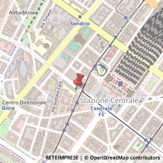 Mappa Via Luigi Galvani, 3, 20124 Milano, Milano (Lombardia)