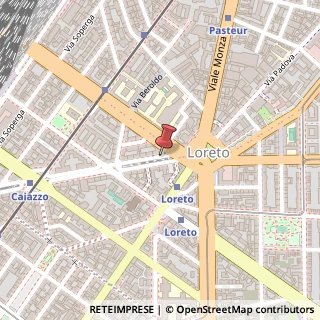 Mappa Viale Andrea Doria,  39, 20124 Milano, Milano (Lombardia)