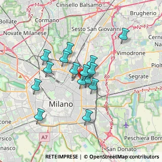Mappa Piazzale Loreto Mezzanino, 20131 Milano MI, Italia (2.84533)