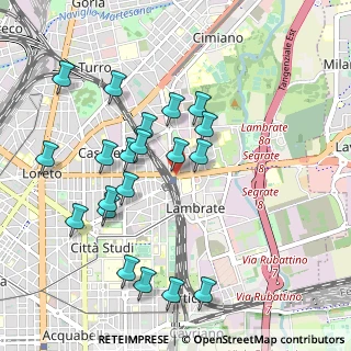 Mappa Sottopassaggio nord Lambrate, 20133 Milano MI, Italia (1.002)