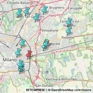 Mappa Via Calabria, 20054 Segrate MI, Italia (5.10786)