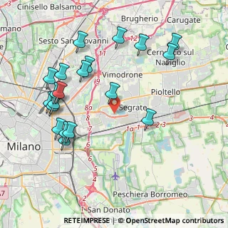 Mappa Via Calabria, 20054 Segrate MI, Italia (4.443)