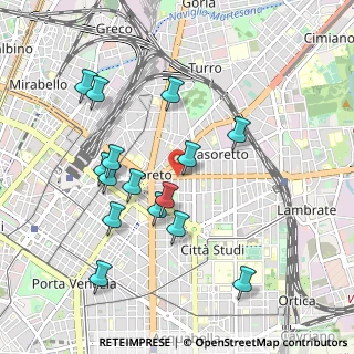 Mappa Via Giovanni Lulli, 20131 Milano MI, Italia (0.95667)