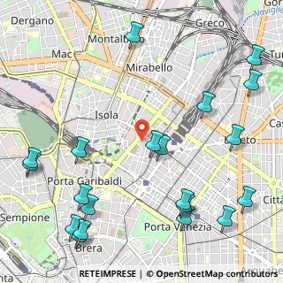 Mappa Via Alfredo Campanini, 20124 Milano MI, Italia (1.46)
