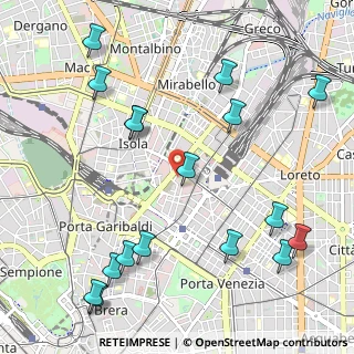 Mappa Via Gerolamo Cardano, 20124 Milano MI, Italia (1.32706)