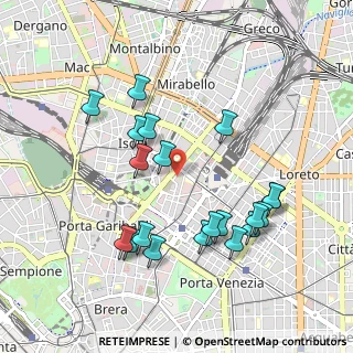 Mappa Via Alfredo Campanini, 20124 Milano MI, Italia (0.975)