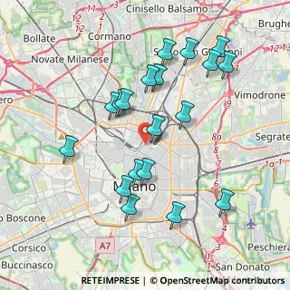 Mappa Via Alfredo Campanini, 20124 Milano MI, Italia (3.86526)