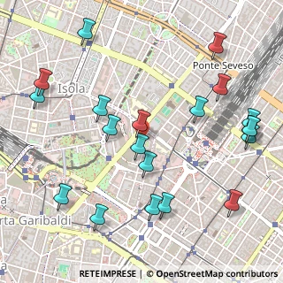 Mappa Via Gerolamo Cardano, 20124 Milano MI, Italia (0.6215)
