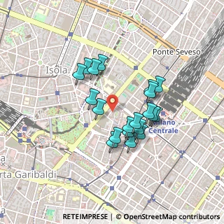 Mappa Via Gerolamo Cardano, 20124 Milano MI, Italia (0.354)