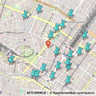 Mappa Via Gerolamo Cardano, 20124 Milano MI, Italia (0.655)