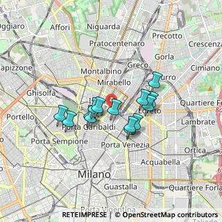 Mappa Via Alfredo Campanini, 20124 Milano MI, Italia (1.255)