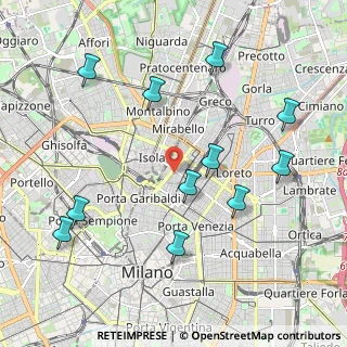 Mappa Via Alfredo Campanini, 20124 Milano MI, Italia (2.25)