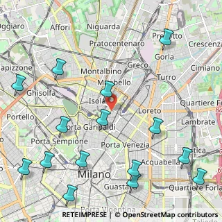 Mappa Via Gerolamo Cardano, 20124 Milano MI, Italia (2.91467)