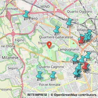 Mappa Via Cascina Bellaria, 20151 Milano MI, Italia (3.038)